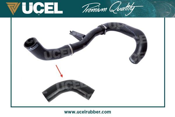 Патрубок інтеркулера UCEL 35853 - zapix