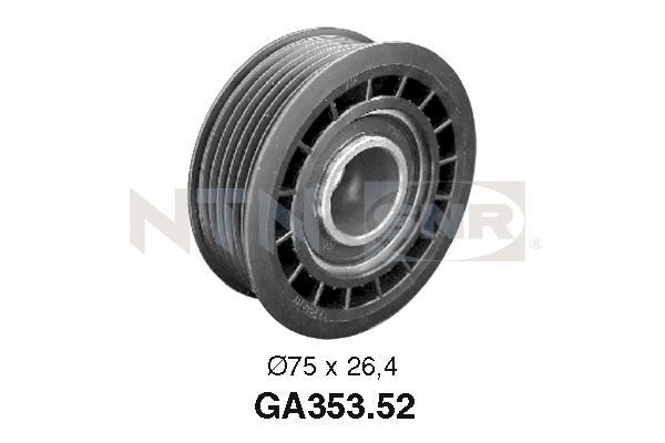 Обвідний ролик ременя приводного SNR GA35352 - zapix