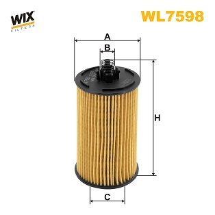 Масляный фильтр WIX FILTERS WL7598