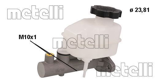 Головний гальмівний циліндр METELLI 050824 - zapix