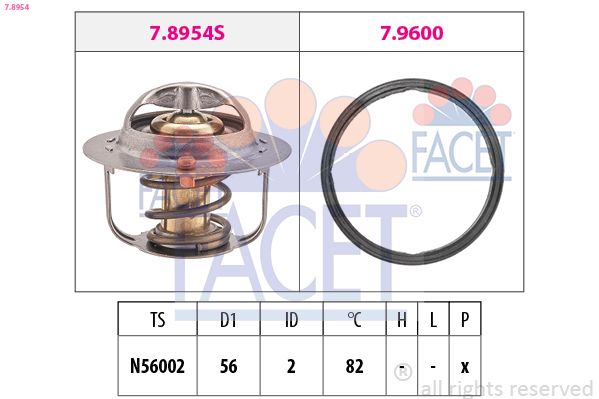 Термостат FACET 78954 - zapix