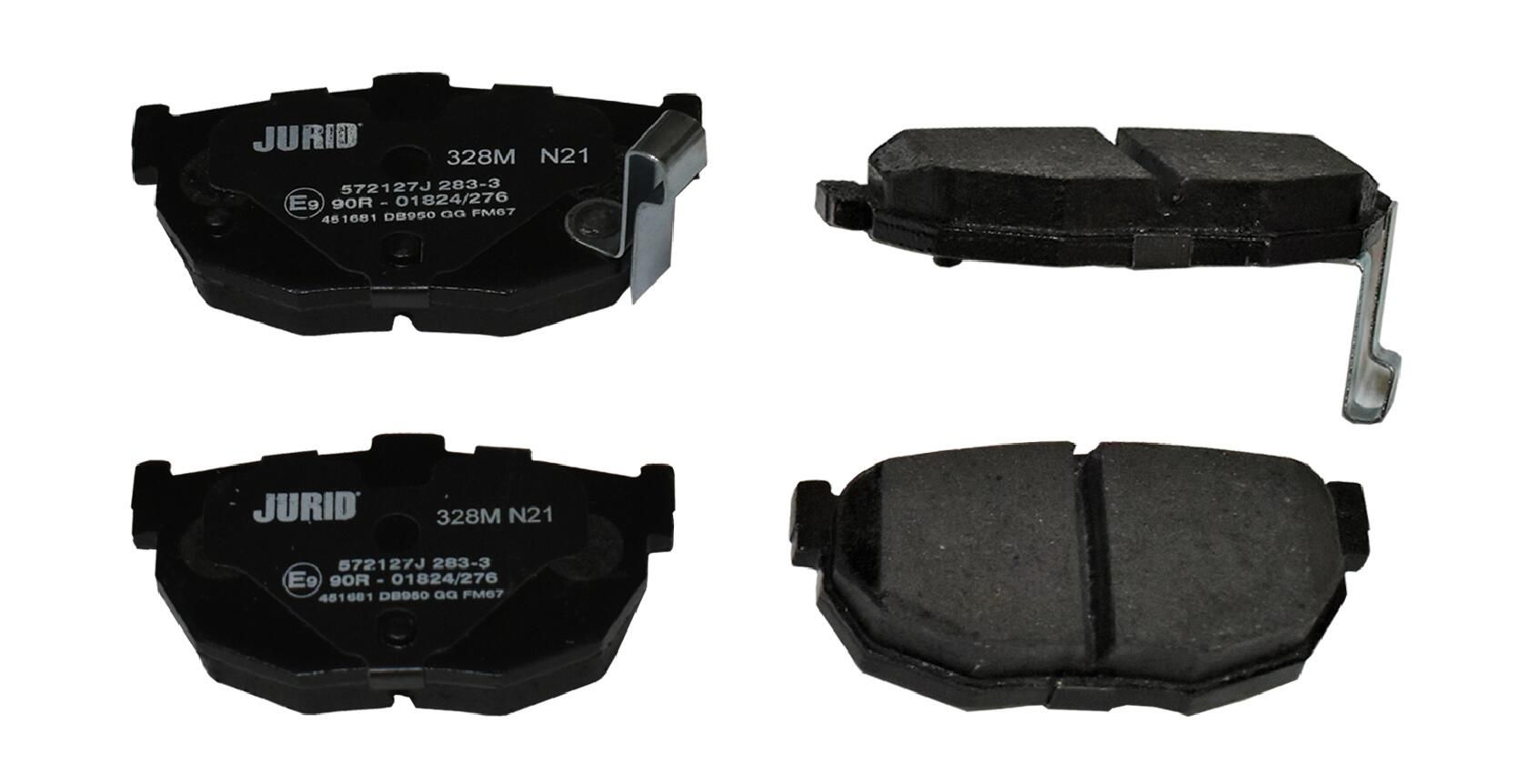 Гальмівні колодки дискові JURID 572127J - zapix