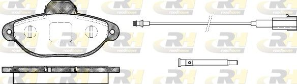 Гальмівні колодки дискові ROADHOUSE 241421 - zapix