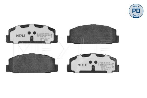 Гальмівні колодки дискові MEYLE 0252404514PD - zapix
