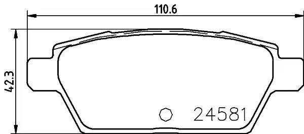 Гальмівні колодки дискові NISSHINBO NP5026 - zapix