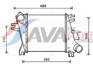 Інтеркулер AVA QUALITY COOLING DN4412 - zapix