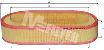 Повітряний фільтр MFILTER A339 - zapix