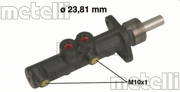 Головний гальмівний циліндр METELLI 050308 - zapix