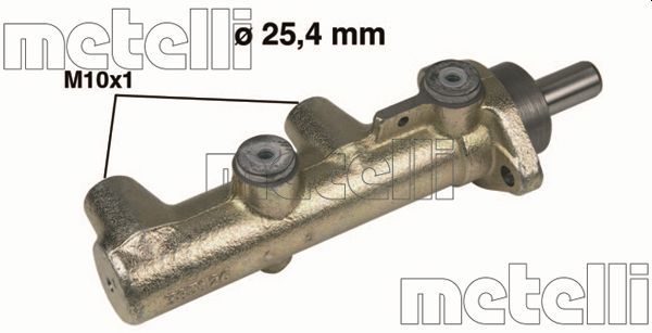 Головний гальмівний циліндр METELLI 050236 - zapix