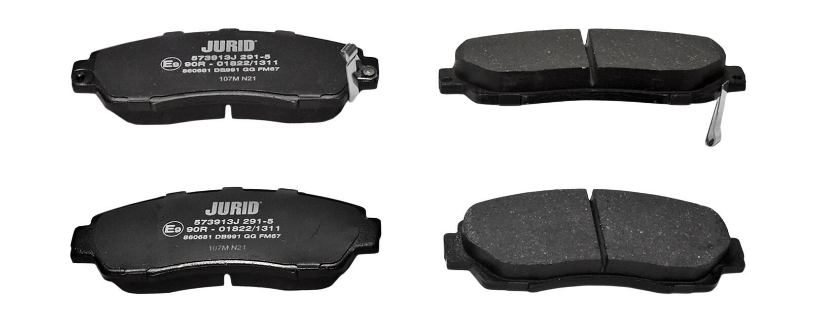 Гальмівні колодки дискові JURID 573913J - zapix