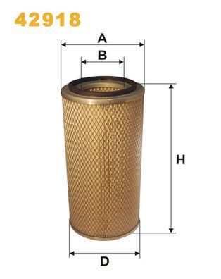 Повітряний фільтр WIX FILTERS 42918 - zapix