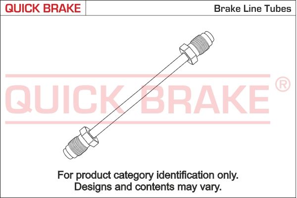 Гальмівні трубопроводи QUICK BRAKE CU0450AA - zapix