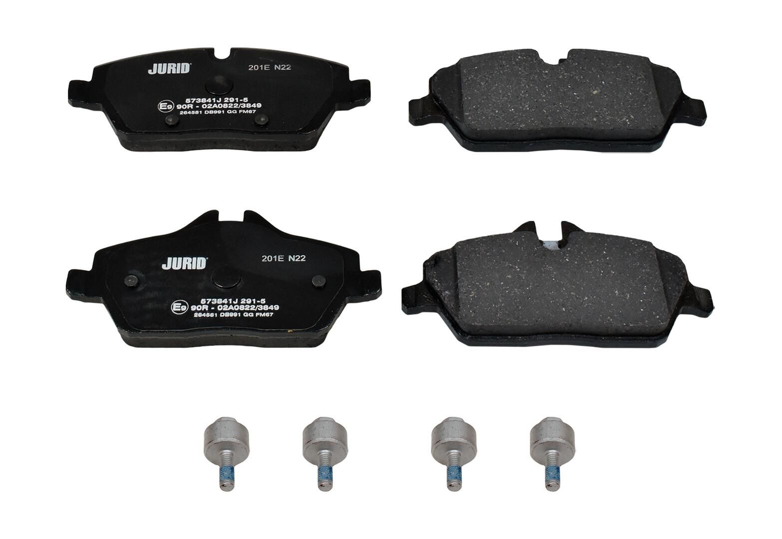 Гальмівні колодки дискові JURID 573841J - zapix