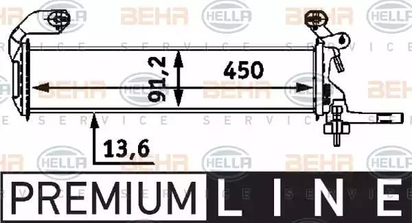 Радіатор охолодження двигуна HELLA 8MK376712661 - zapix