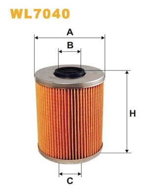 Оливний фільтр WIX FILTERS WL7040