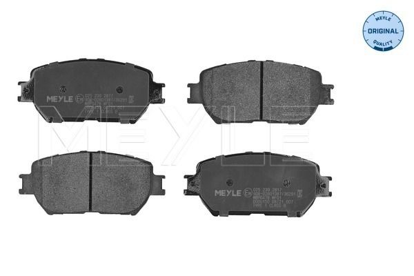 Гальмівні колодки дискові MEYLE 0252392817 - zapix