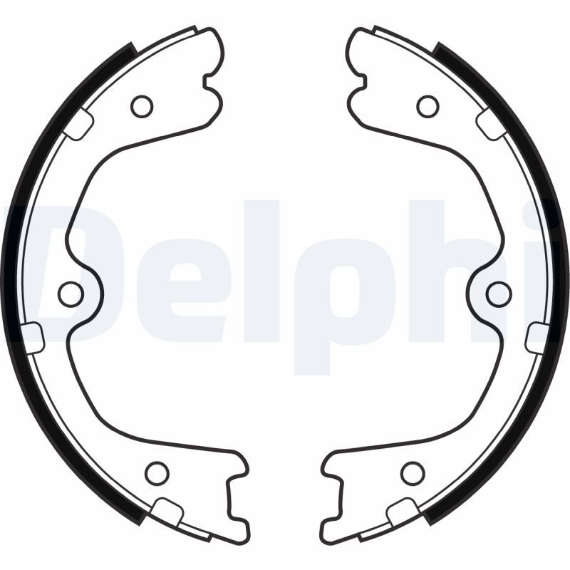 Гальмівні колодки ручника (барабанні) DELPHI LS2032 - zapix
