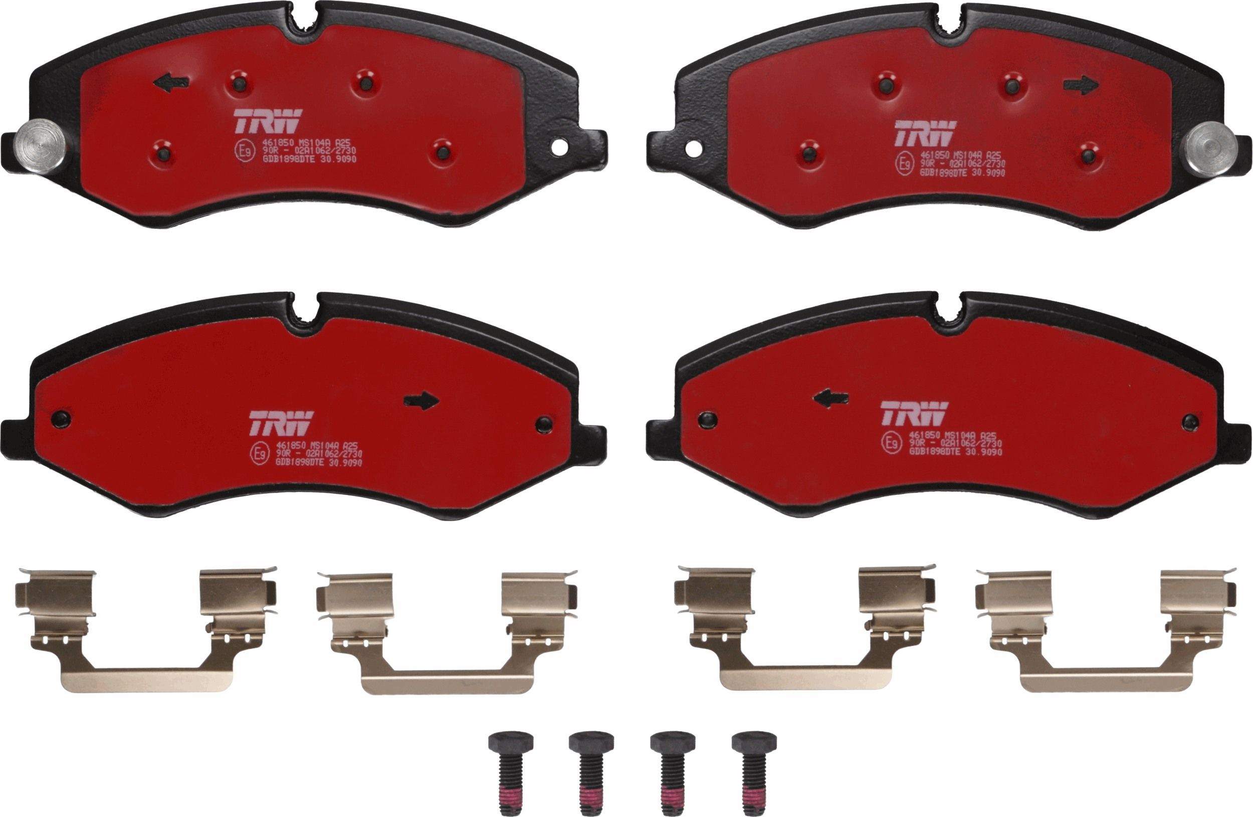 Гальмівні колодки дискові TRW GDB1898DTE - zapix