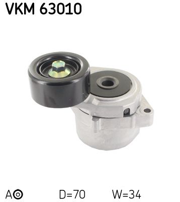 Натяжний пристрій ременя поліклінового SKF VKM63010 - zapix