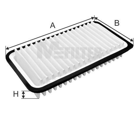 Повітряний фільтр MFILTER K7108 - zapix