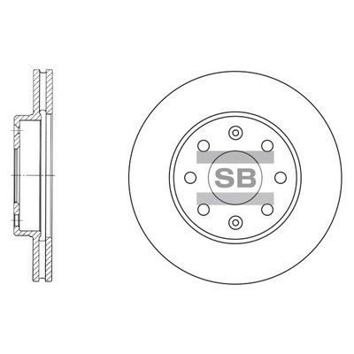 Гальмівний диск HI-Q SD3001 - zapix
