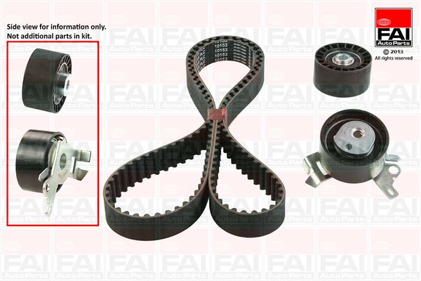 Комплект ременя ГРМ FAI AUTOPARTS TBK369 - zapix