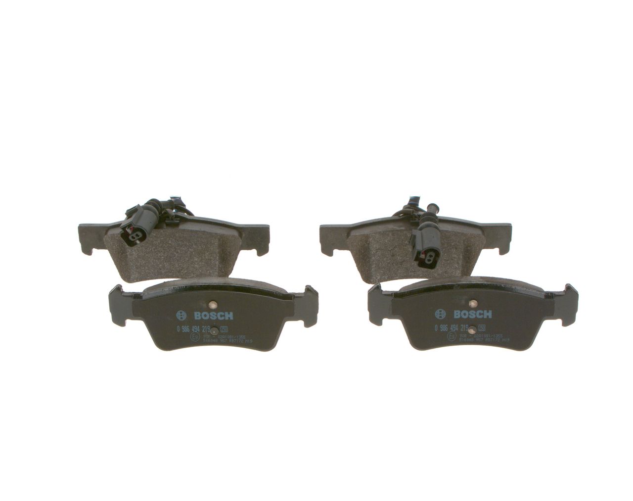 Гальмівні колодки дискові BOSCH 0986494219 - zapix