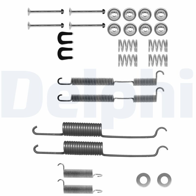 Монтажний комплект барабанних гальмівних колодок DELPHI LY1092 - zapix