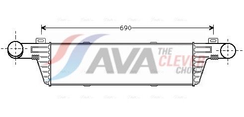 Інтеркулер AVA QUALITY COOLING MSA4224 - zapix