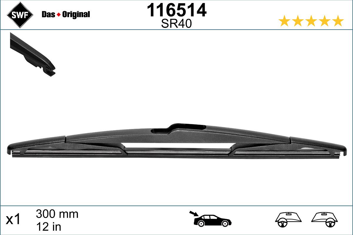 Щітка склоочисника SWF 116514 - zapix