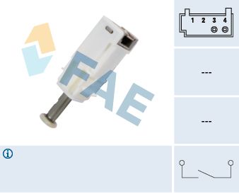 Датчик положення педалі зчеплення FAE 24791 - zapix