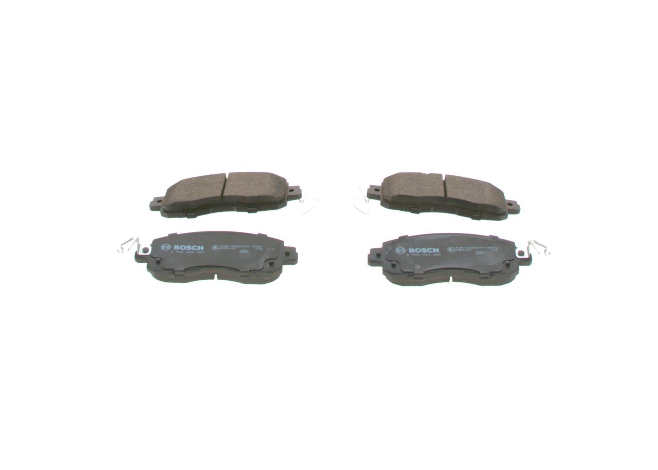 Гальмівні колодки дискові BOSCH 0986424509 - zapix