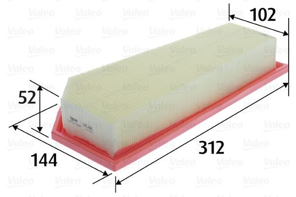 Повітряний фільтр VALEO 585486 - zapix