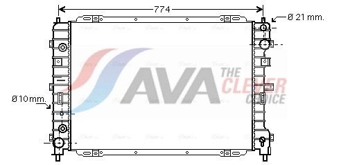 Радіатор охолодження двигуна AVA QUALITY COOLING FD2346 - zapix