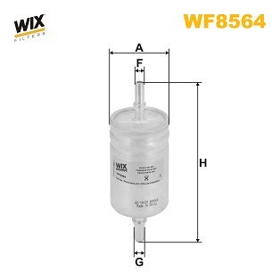Топливный фильтр WIX FILTERS WF8564