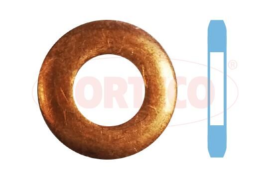 Прокладка форсунки паливної CORTECO 49430624 - zapix