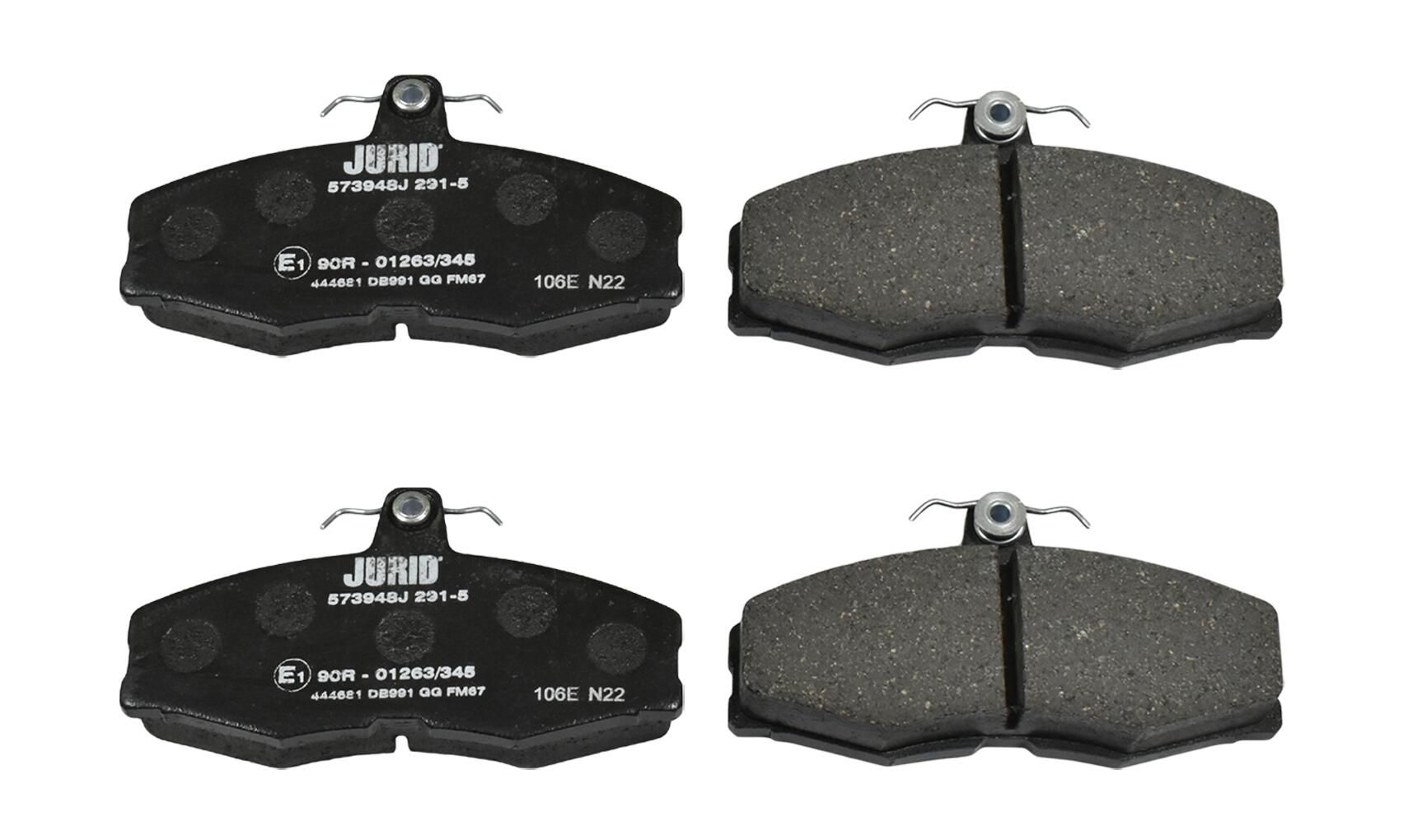 Гальмівні колодки дискові JURID 573948J - zapix
