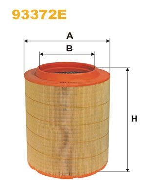 Повітряний фільтр WIX FILTERS 93372E - zapix