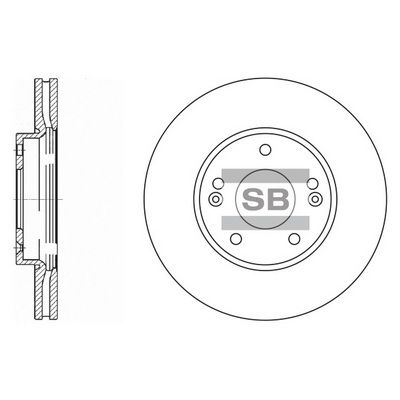 Гальмівний диск HI-Q SD2002 - zapix