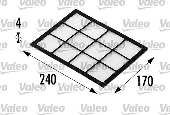 Фільтр салону VALEO 698690 - zapix