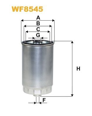 Паливний фільтр WIX FILTERS WF8545