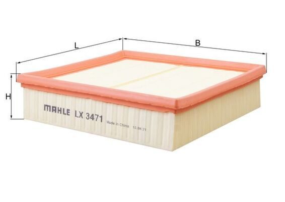 Повітряний фільтр MAHLE LX3471 - zapix