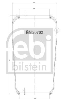 Пневматична підвіска FEBI BILSTEIN 20762 - zapix