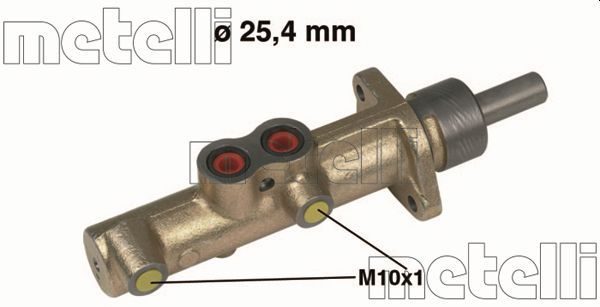 Головний гальмівний циліндр METELLI 050235 - zapix