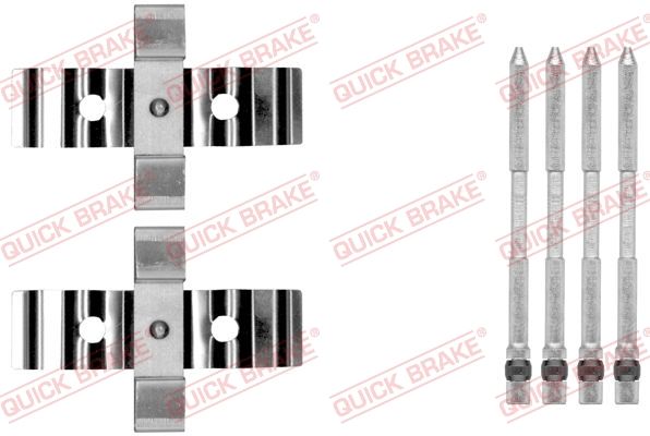 Приладдя / деталі гальмівних колодок QUICK BRAKE 1091848 - zapix