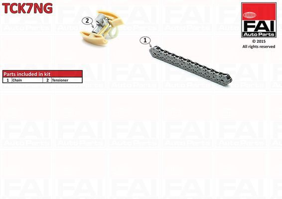 Комплект ланцюгів привода FAI AUTOPARTS TCK7NG - zapix