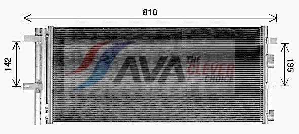 Радіатор кондиціонера AVA QUALITY COOLING FD5659D - zapix