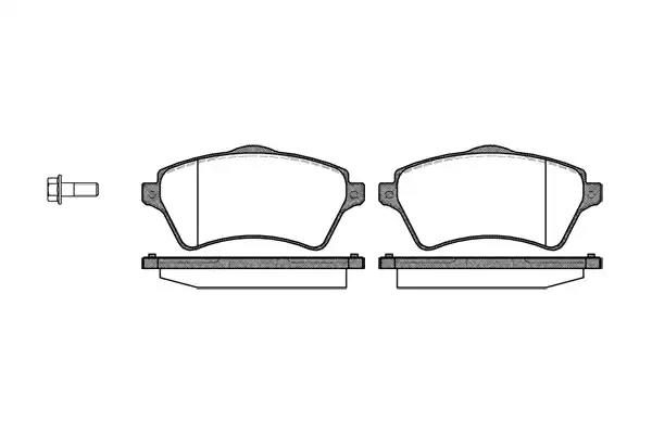 Гальмівні колодки дискові WOKING P922300 - zapix