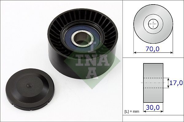 Ролик натяжний ременя приводного SCHAEFFLER INA 531087310 - zapix
