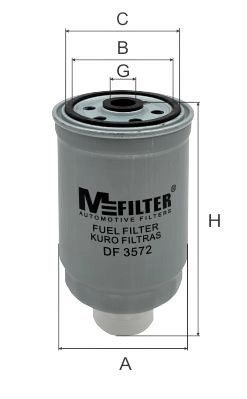 Паливний фільтр MFILTER DF3572 - zapix